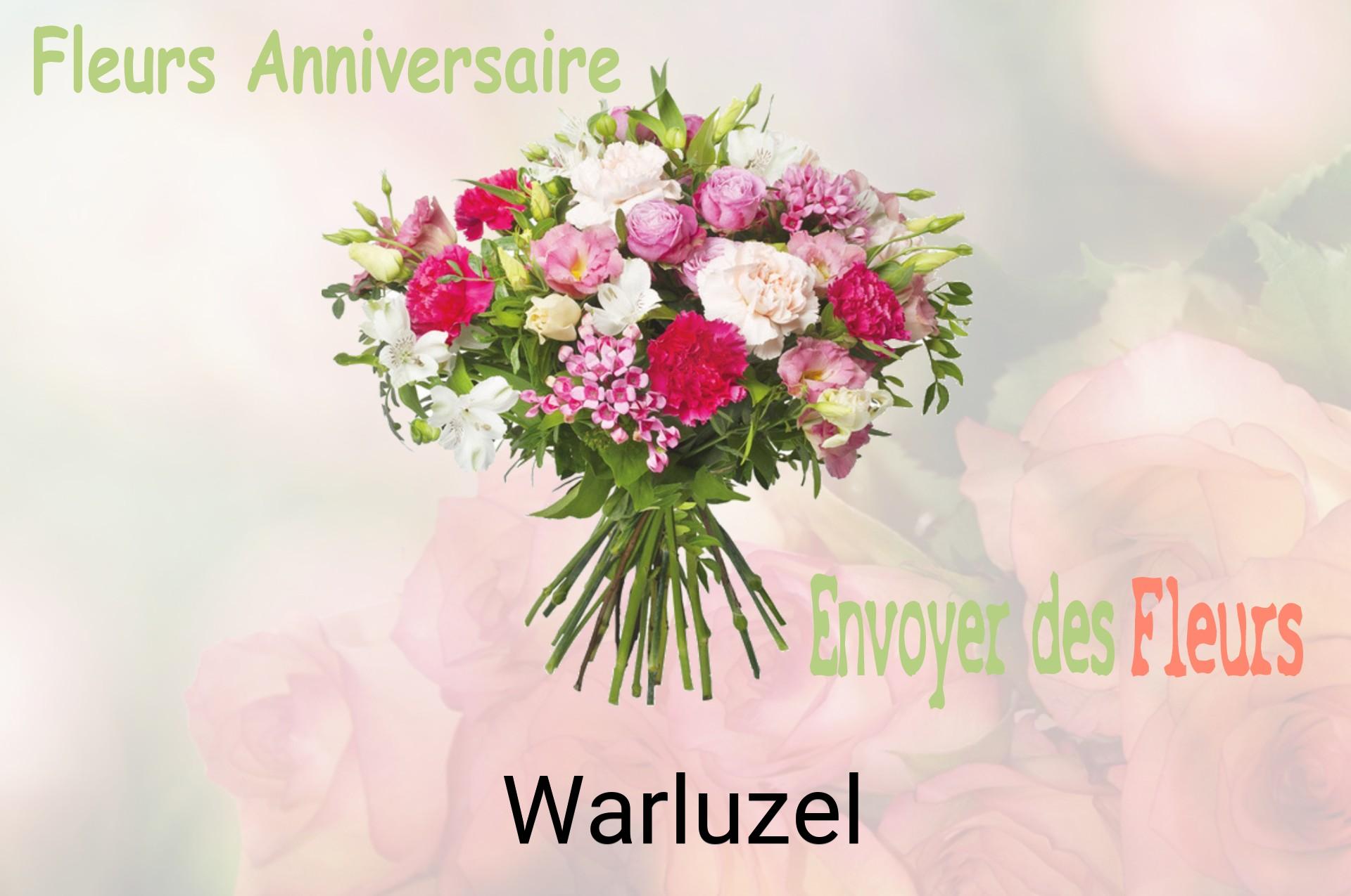 Bouquet de fleurs d’anniversaire livré à Warluzel